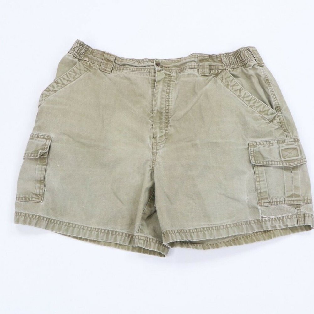 Vintage Ll Bean Thrashed Above Knee Cargo Shorts